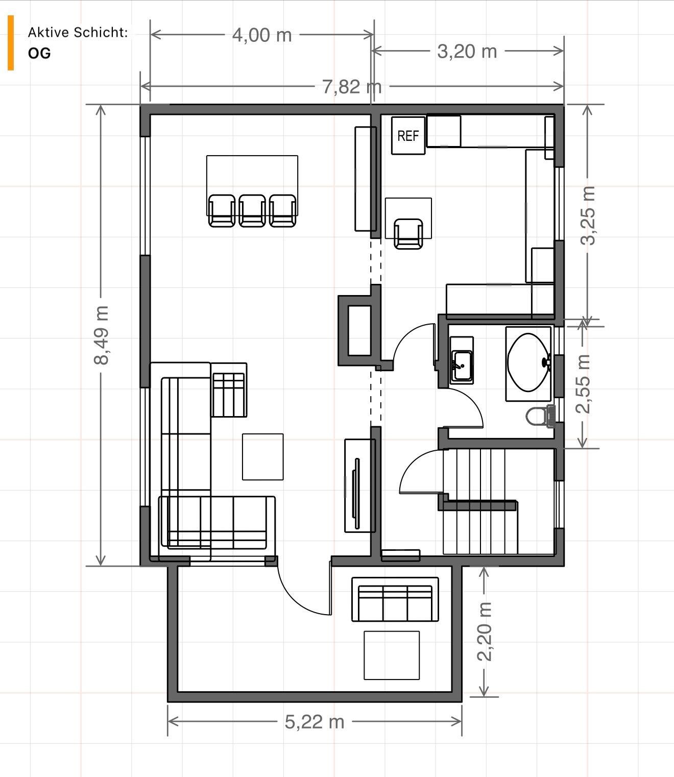 Grundriss Obergeschoss 2